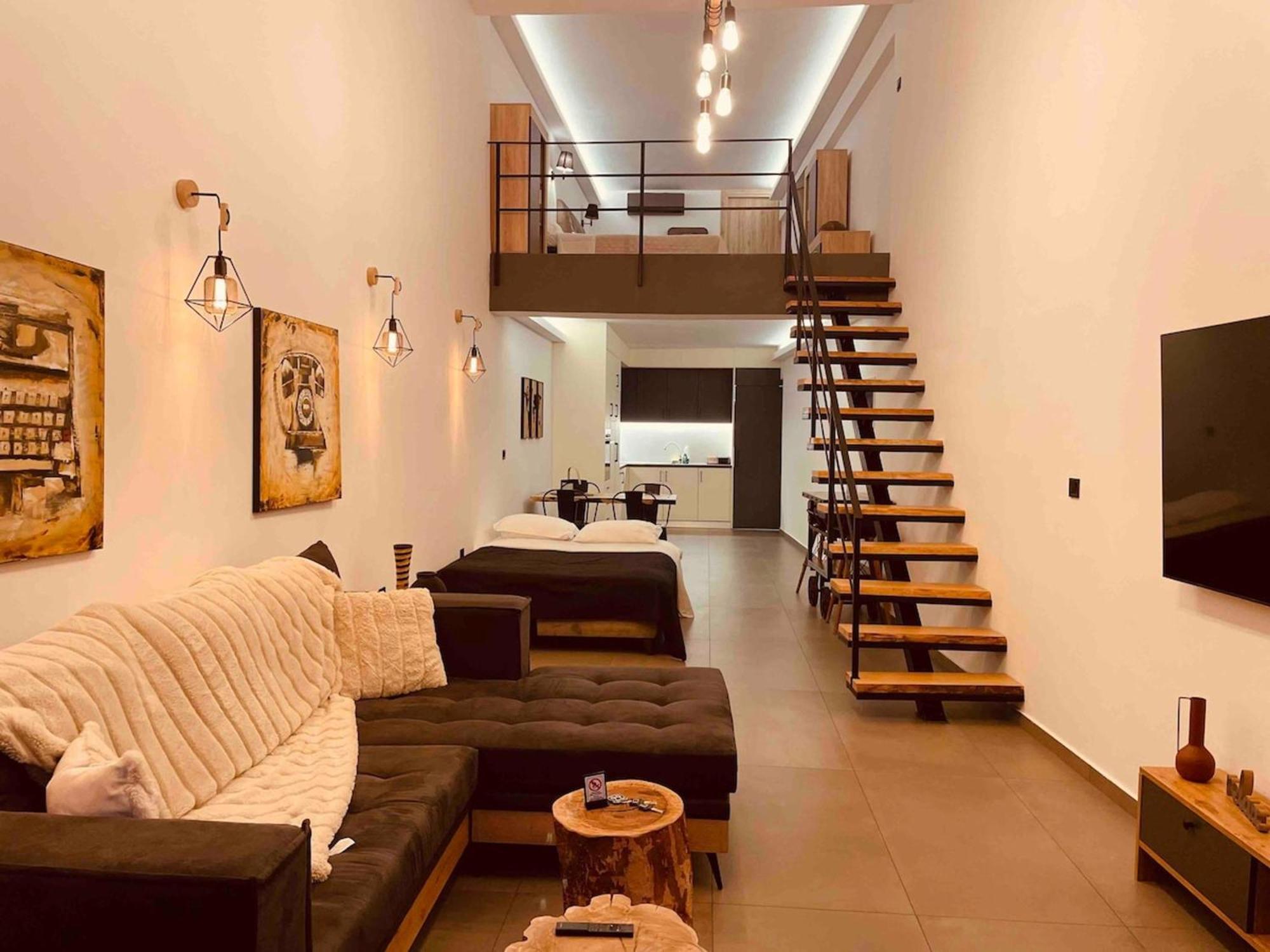 Loft Athens -Nomad Friendly # Superhost Hub# Apartment ภายนอก รูปภาพ